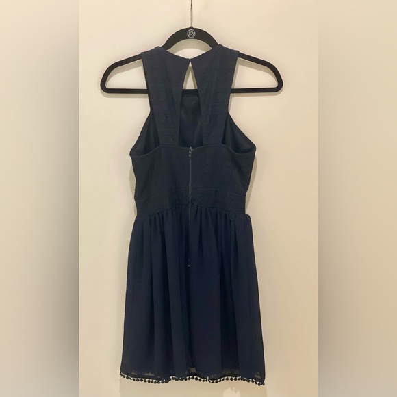 Francesca's Sleeveless Dress - Navy & Lace Size XS - Picture 3 of 6